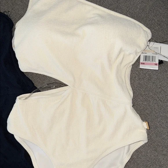 MICHAEL KORS One-Shoulder Swimsuit - Picture 11 of 14